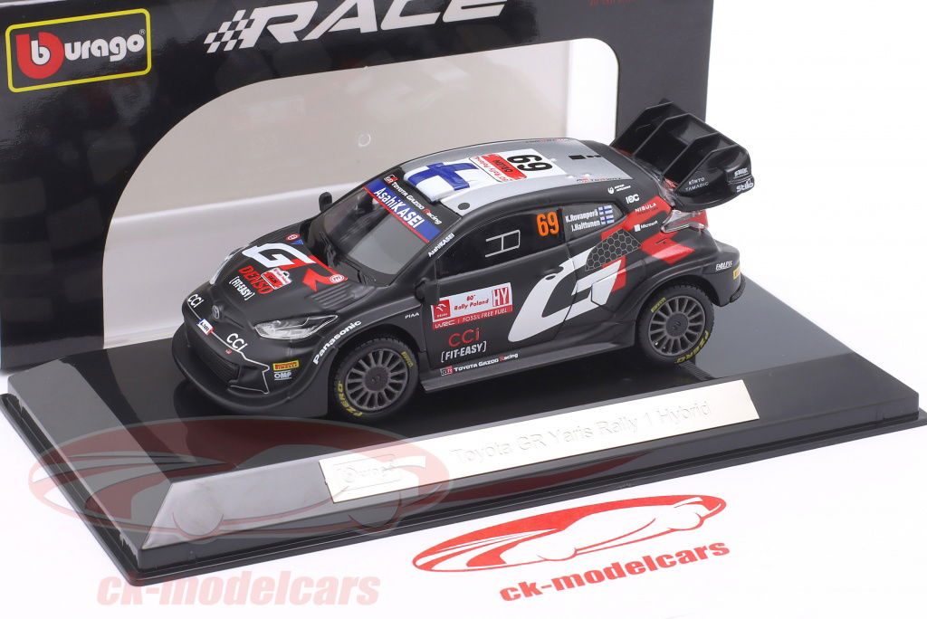 Bburago 1:43 Toyota GR Yaris Rally1 Hybrid #69 WRC 2024 Rovanperä