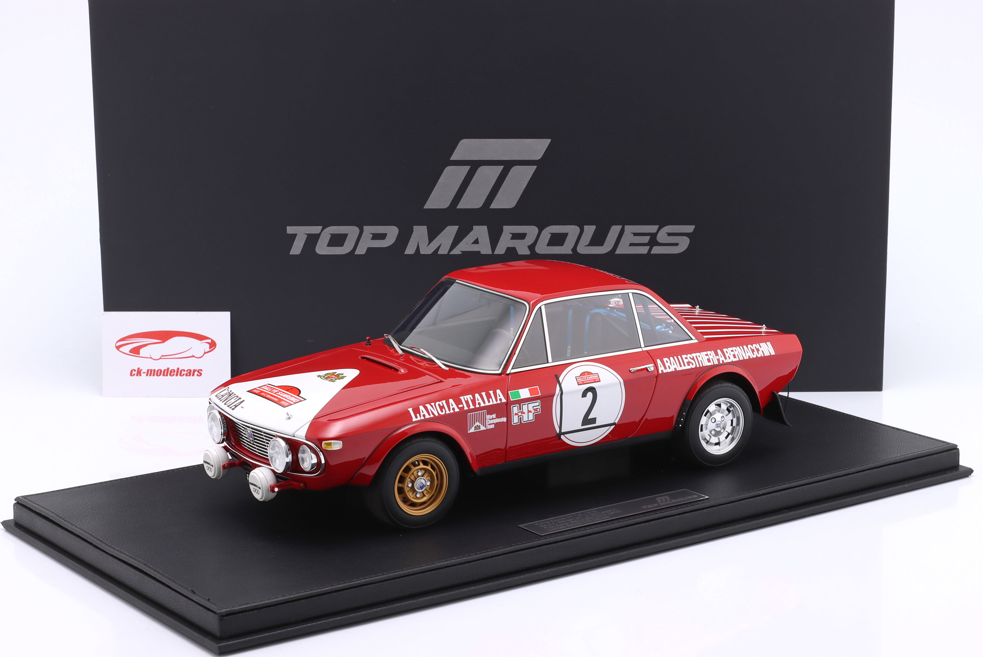 AUTOART 1/18 LANCIA Fulvia Hf1.6 87219 Rally San Remo 1972 Victory