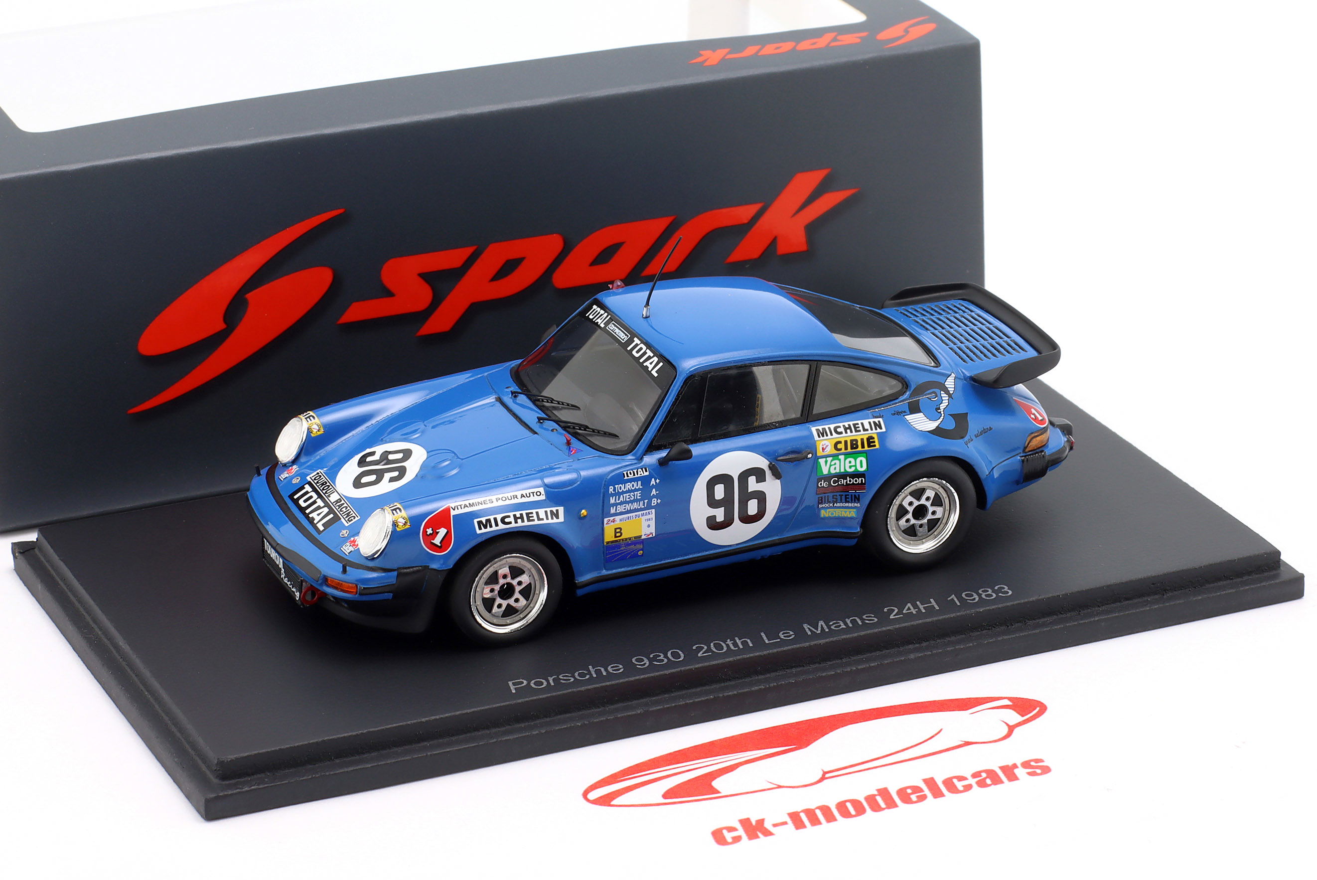 Spark 1:43 Porsche 930 Turbo #96 24h LeMans 1983 Tourul, Lateste