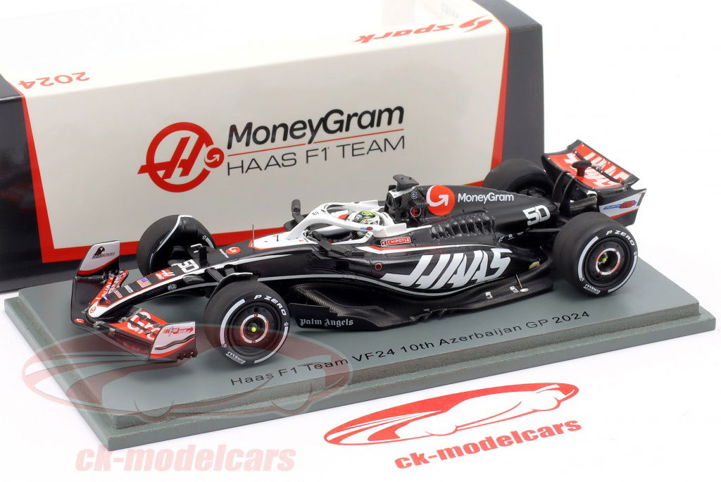 Spark 1:43 Oliver Bearman Haas VF-24 #50 10th Azerbaijan GP
