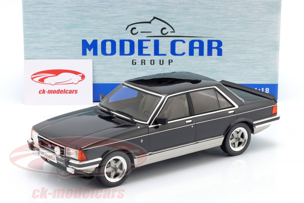ModelCarGroup 1:18 Ford Granada MK II 2.8i year 1982 black