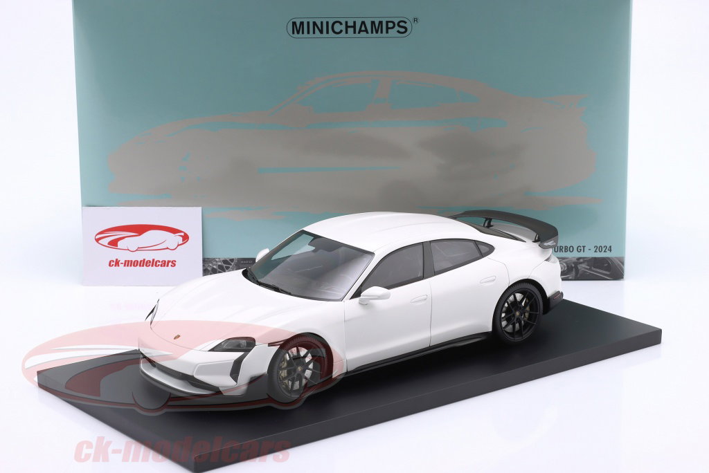 Minichamps 1:18 Porsche Taycan Turbo GT year 2024 white 117069404