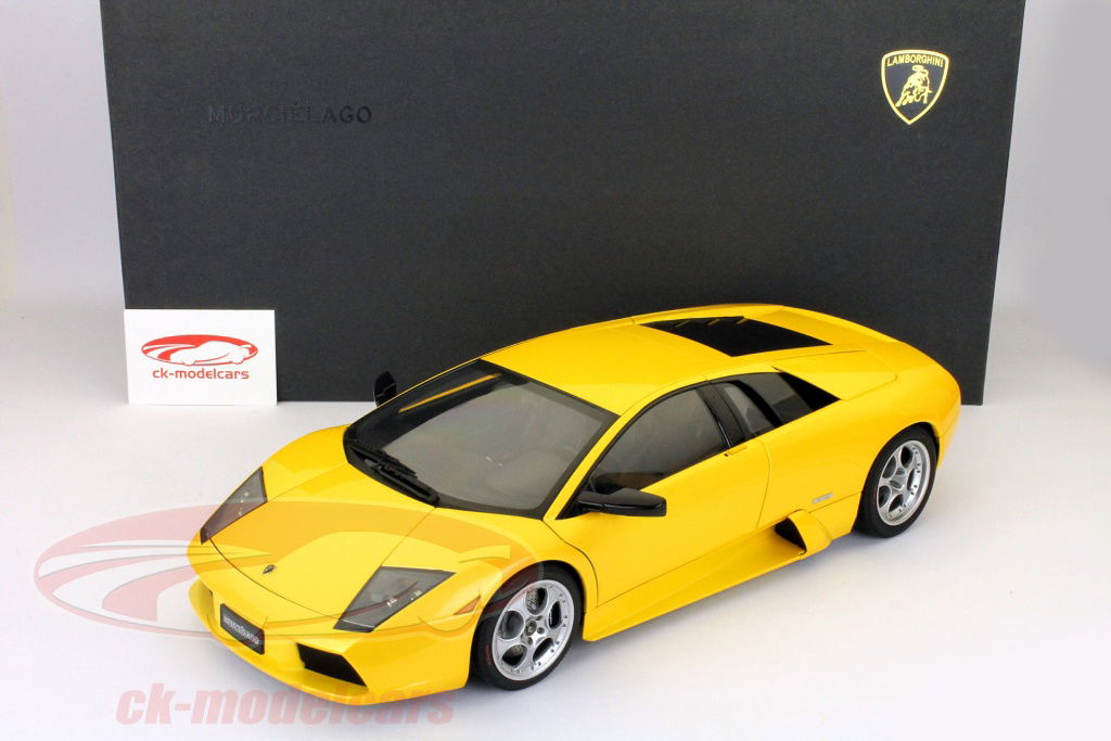 ミニカー AUTO ART 1/12 Lamborghini Murcielago AUTOart 1:12 Lamborghini Murcielago yellow metallic 12071