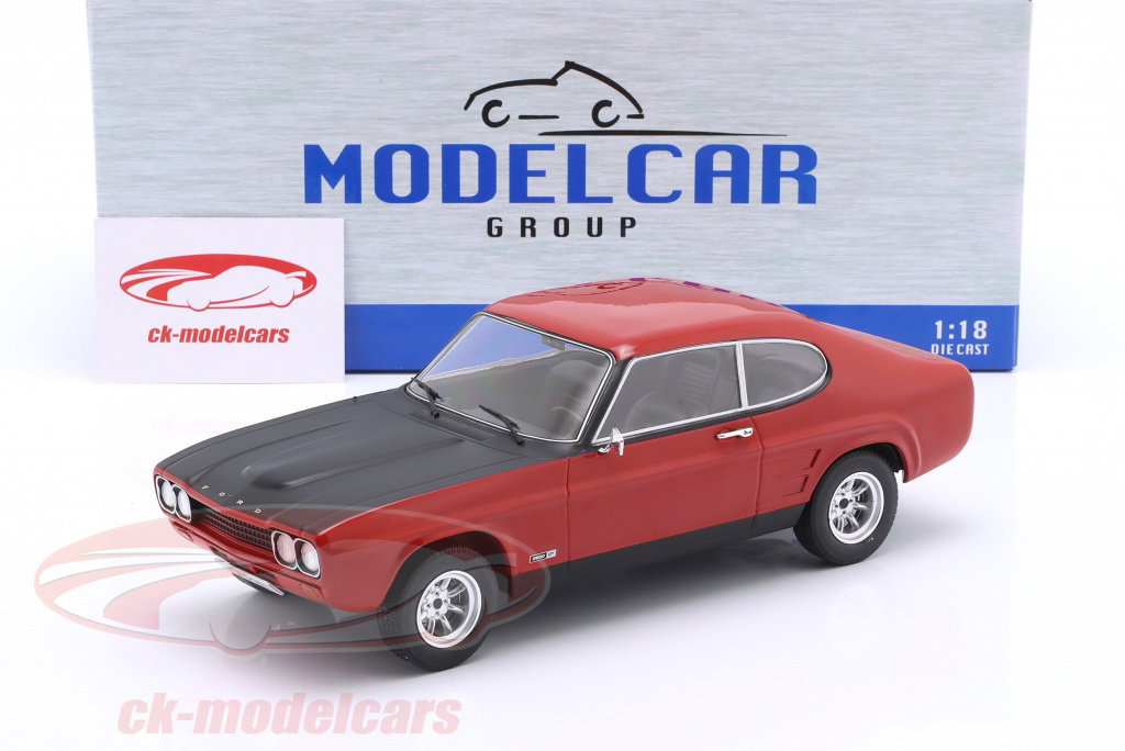 ModelCarGroup 1:18 Ford Capri MK I RS 2600 建設年 1970 赤 / 黒