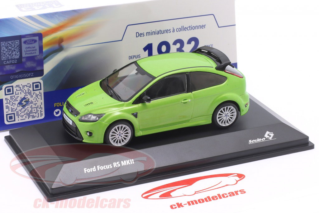Solido 1:43 Ford Focus RS MK II 建設年 2010 緑 S4314901 モデル 車