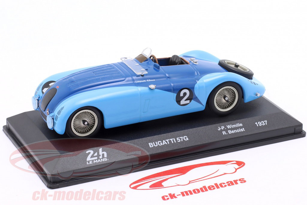 Altaya 1:43 Bugatti 57G #2 Winner 24h LeMans 1937 Wimille, Benoist