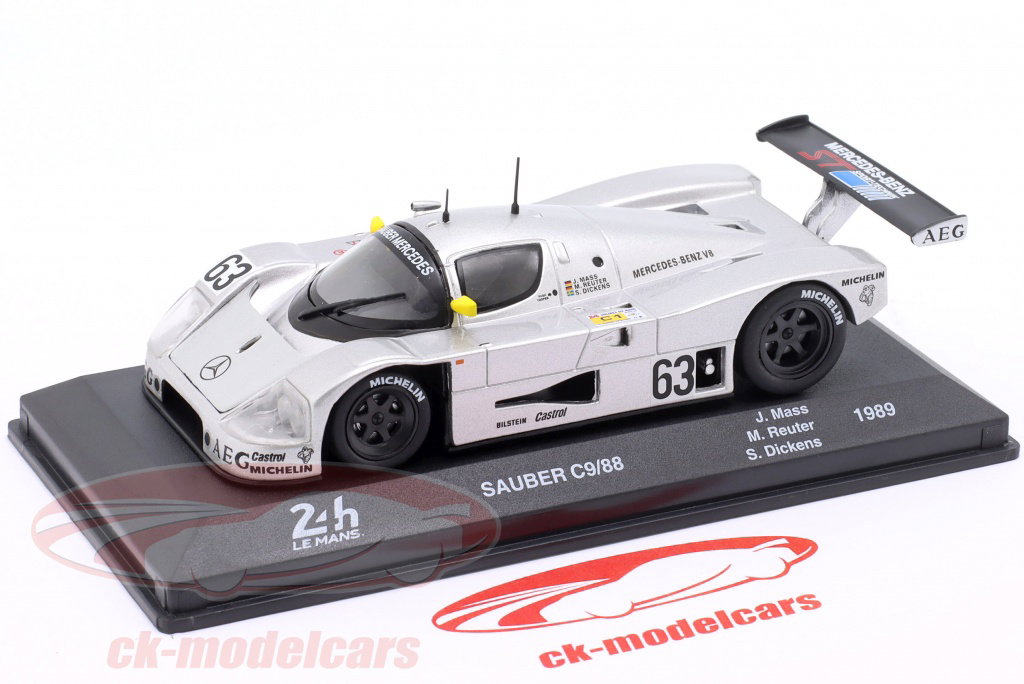 Altaya 1:43 Sauber-Mercedes C9 #63 Winner 24h LeMans 1989 Mass