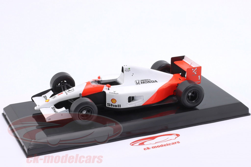 スポーツ AYRTON SENNA RACING CAR COLLECTION Premium Collectibles 1:24 Ayrton Senna McLaren MP4/6 #1 Formula 1