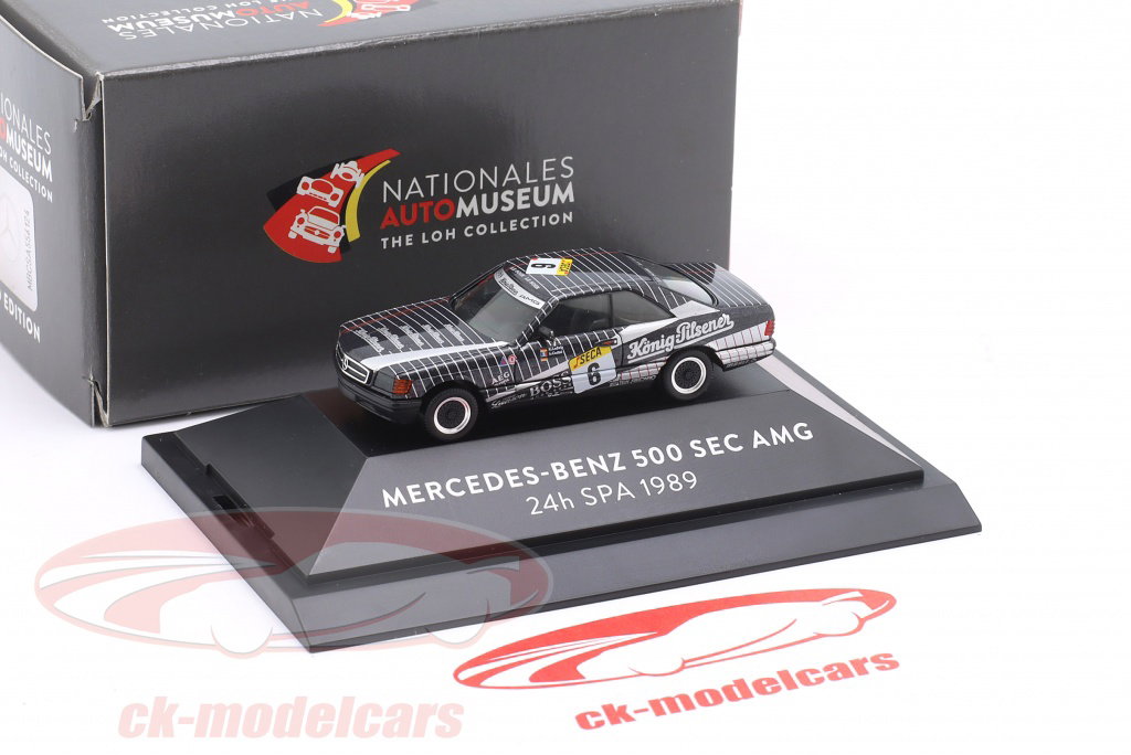 Herpa 1:87 Mercedes-Benz 500 SEC AMG #6 24h Spa 1989 Heyer, Ludwig