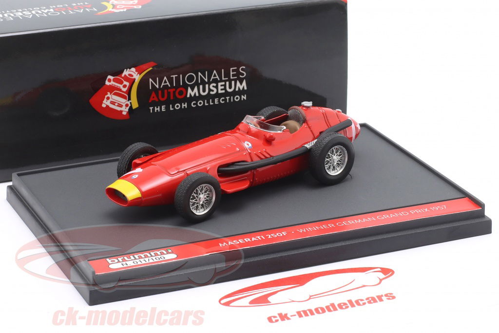 Brumm 1:43 J.-M. Fangio Maserati 250F #1 Winner German GP Formula