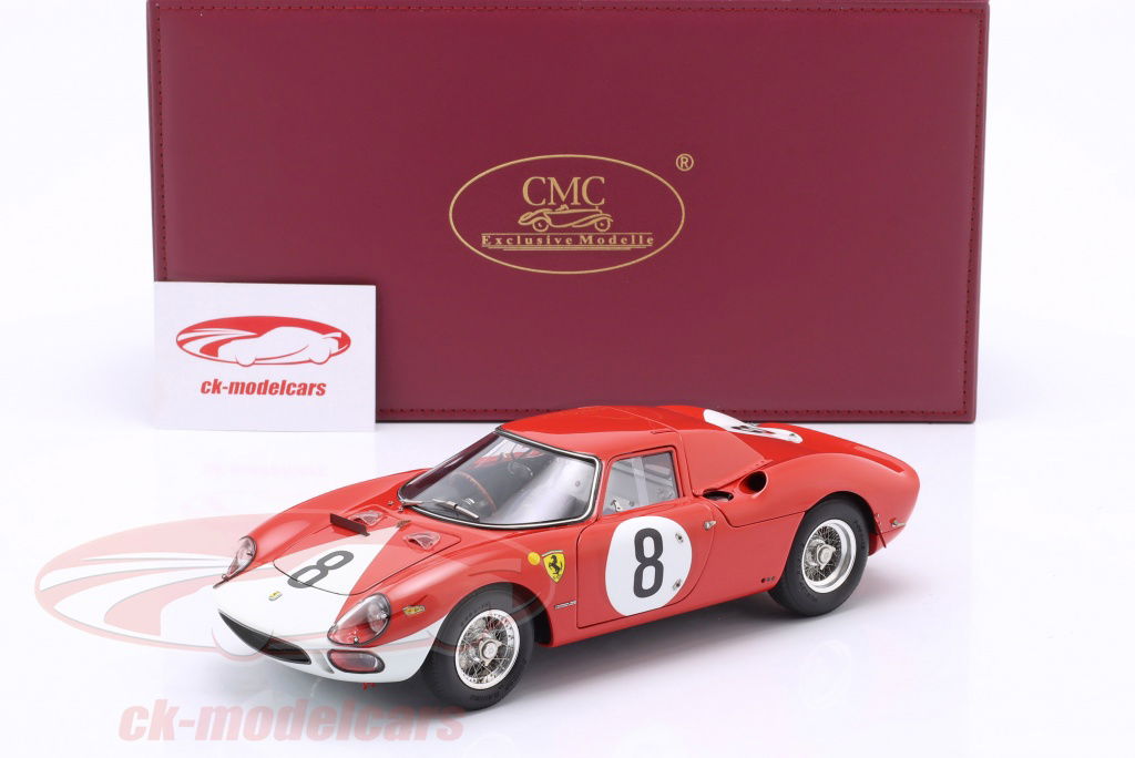 CMC 1:18 Ferrari 250 LM #8 2位 12h Reims 1964 Surtees, Bandini M