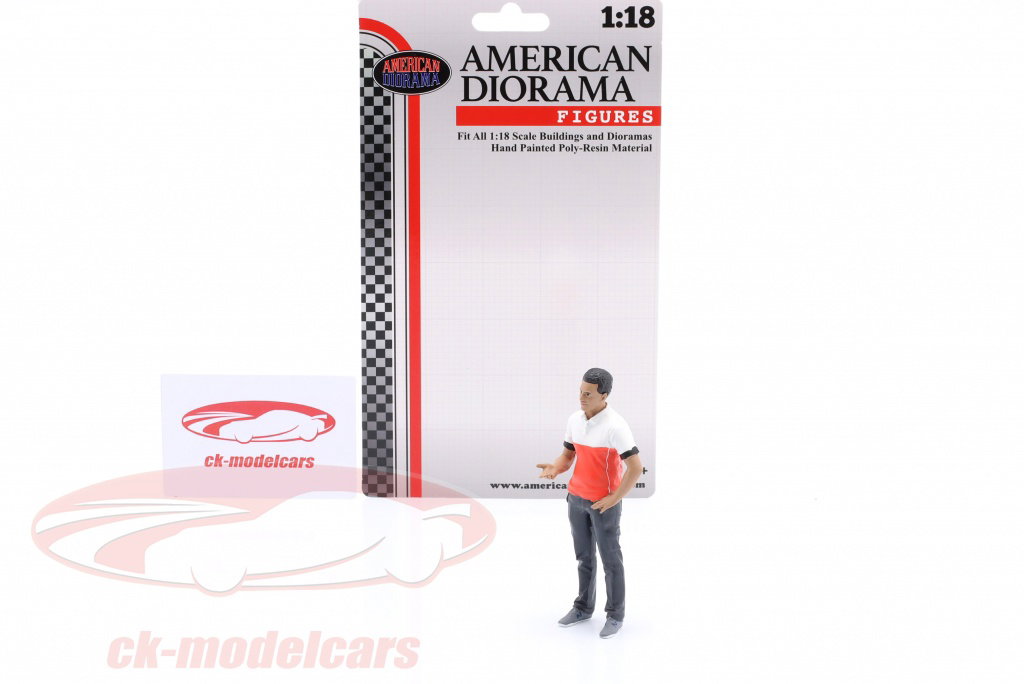 American Diorama 1:18 Race Crew 形 #4 AD19004 モデル 車 AD19004