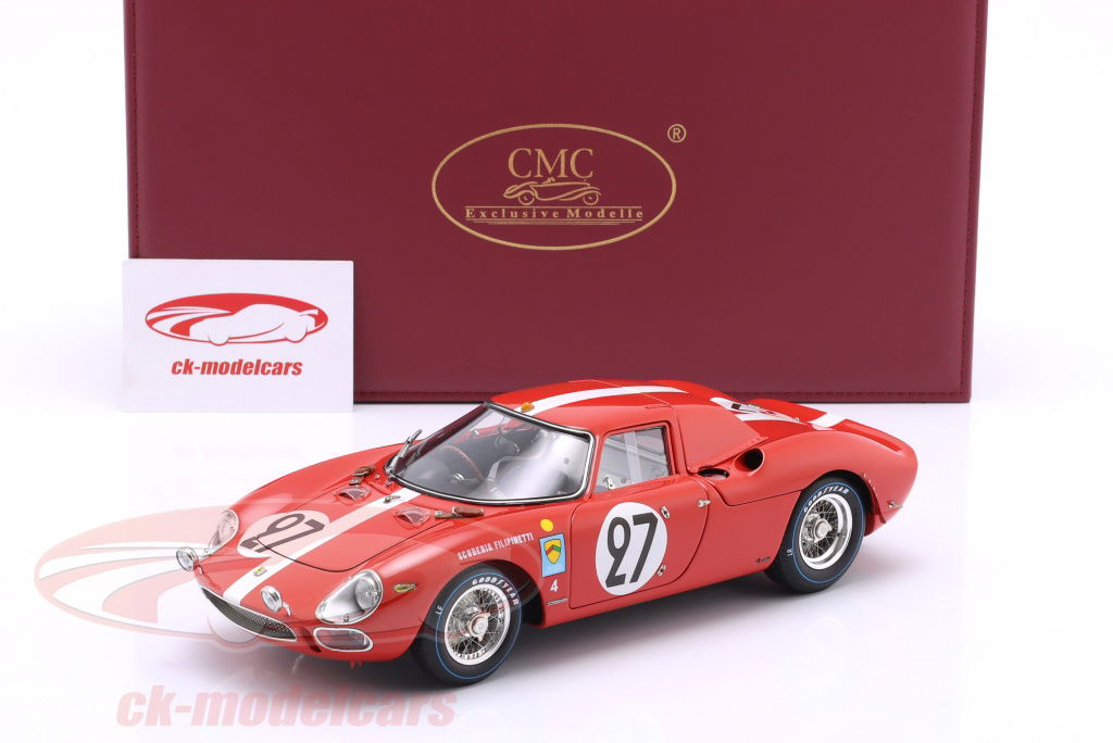 CMC 1:18 Ferrari 250 LM #27 6th 24h LeMans 1965 Spoerry, Boller M