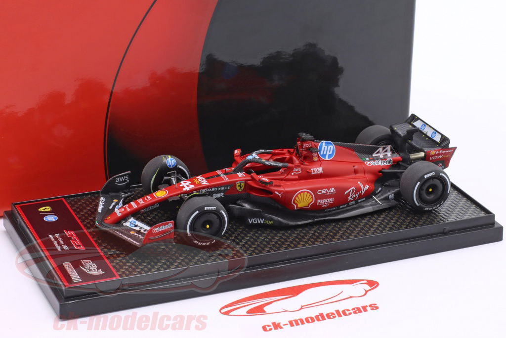BBR Models 1:43 Lewis Hamilton Ferrari SF-23 #44 Fiorano Test