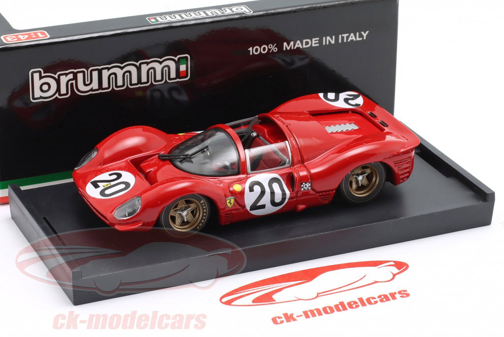 Brumm 1:43 Ferrari 330 P4 Spyder #20 24h LeMans 1967 Amon