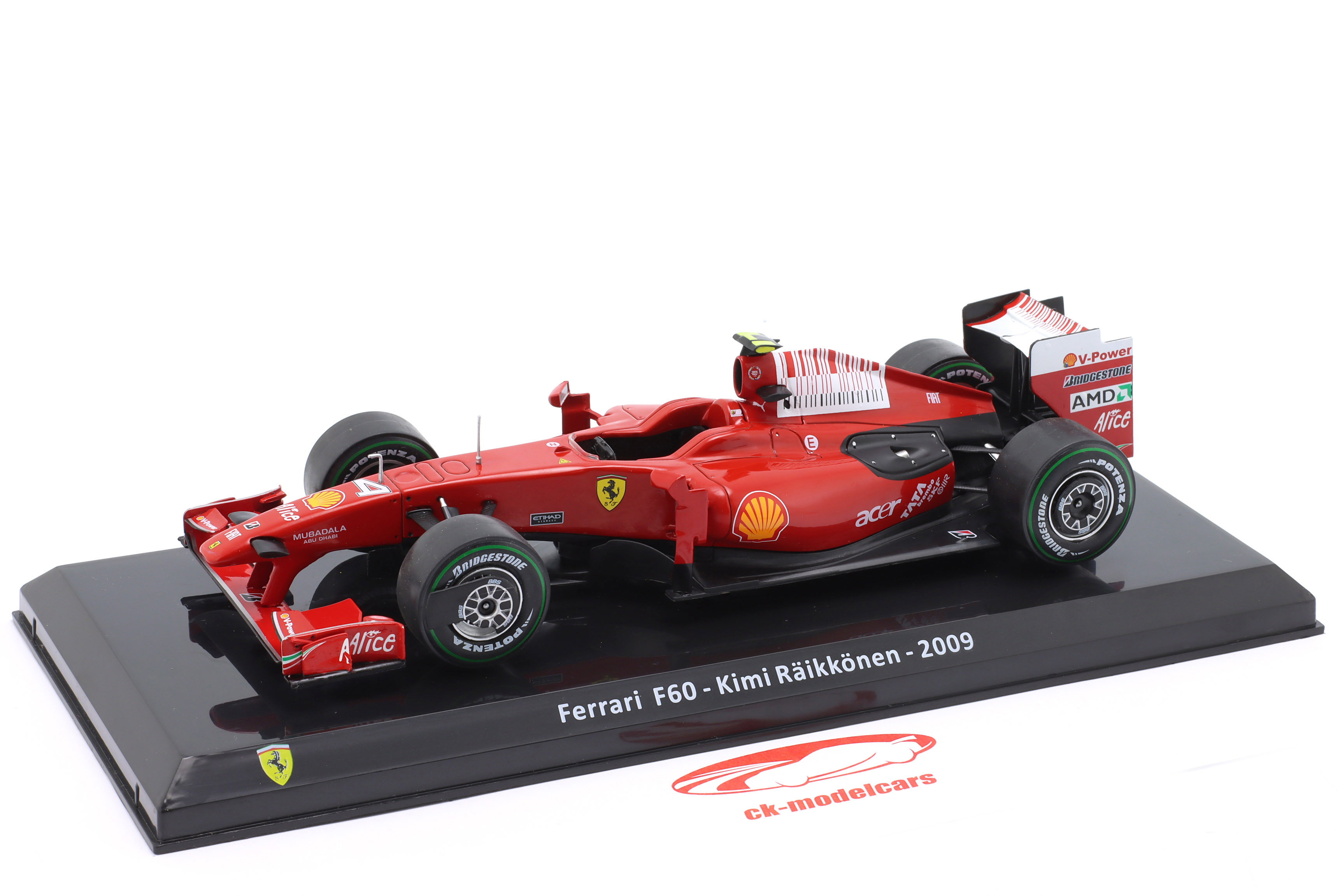 Ferrari F60 Kimi Raikkonen ミニカー Premium Collectibles 1:24 Kimi Räikkönen Ferrari F60 #4 fórmula 1