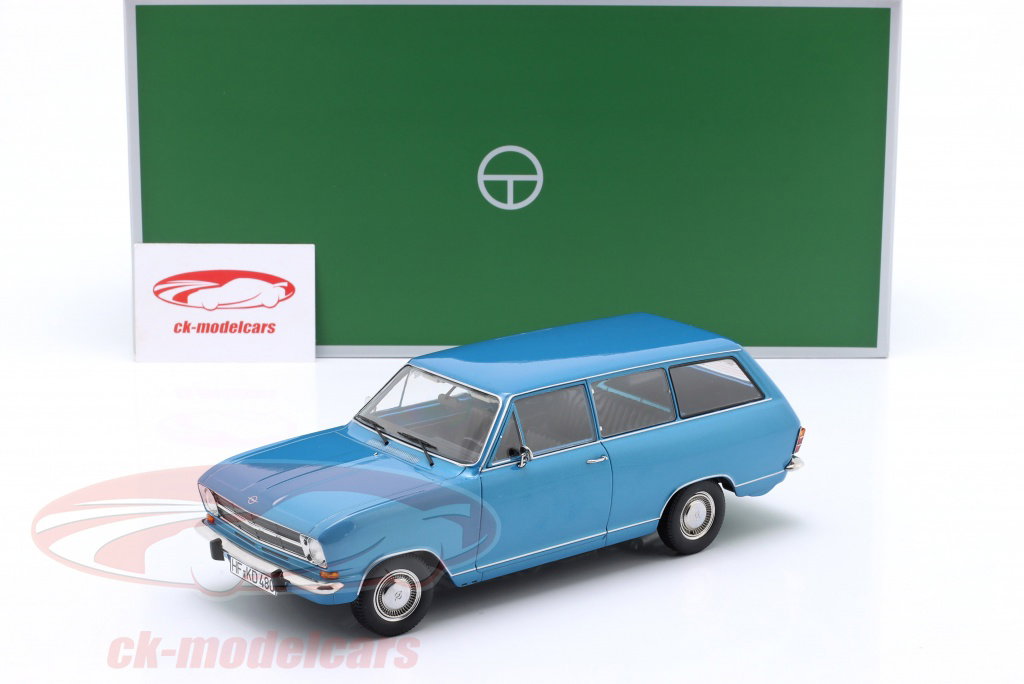 opel caravan1700　ドイツ製【ミニカー】 TOURING 1:18 Opel Kadett B Caravan year 1972 Monza blue metallic