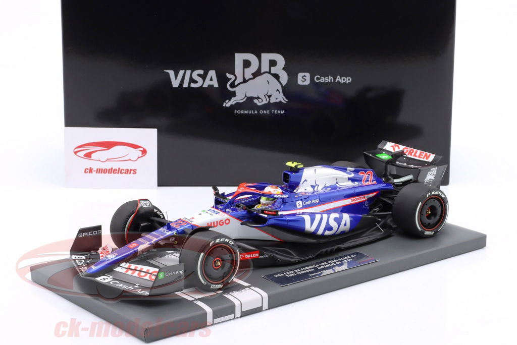 Minichamps 1:18 Yuki Tsunoda RB VCARB 01 #22 Japanese GP Formula 1