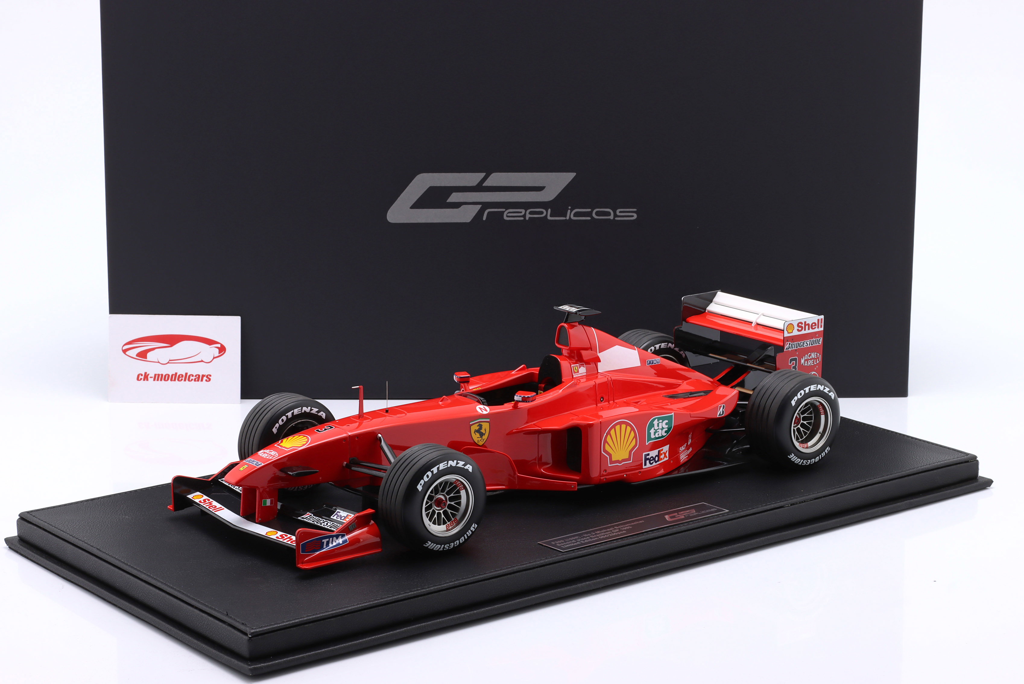 GP Replicas 1:12 M. Schumacher Ferrari F399 #3 2nd Brazil GP