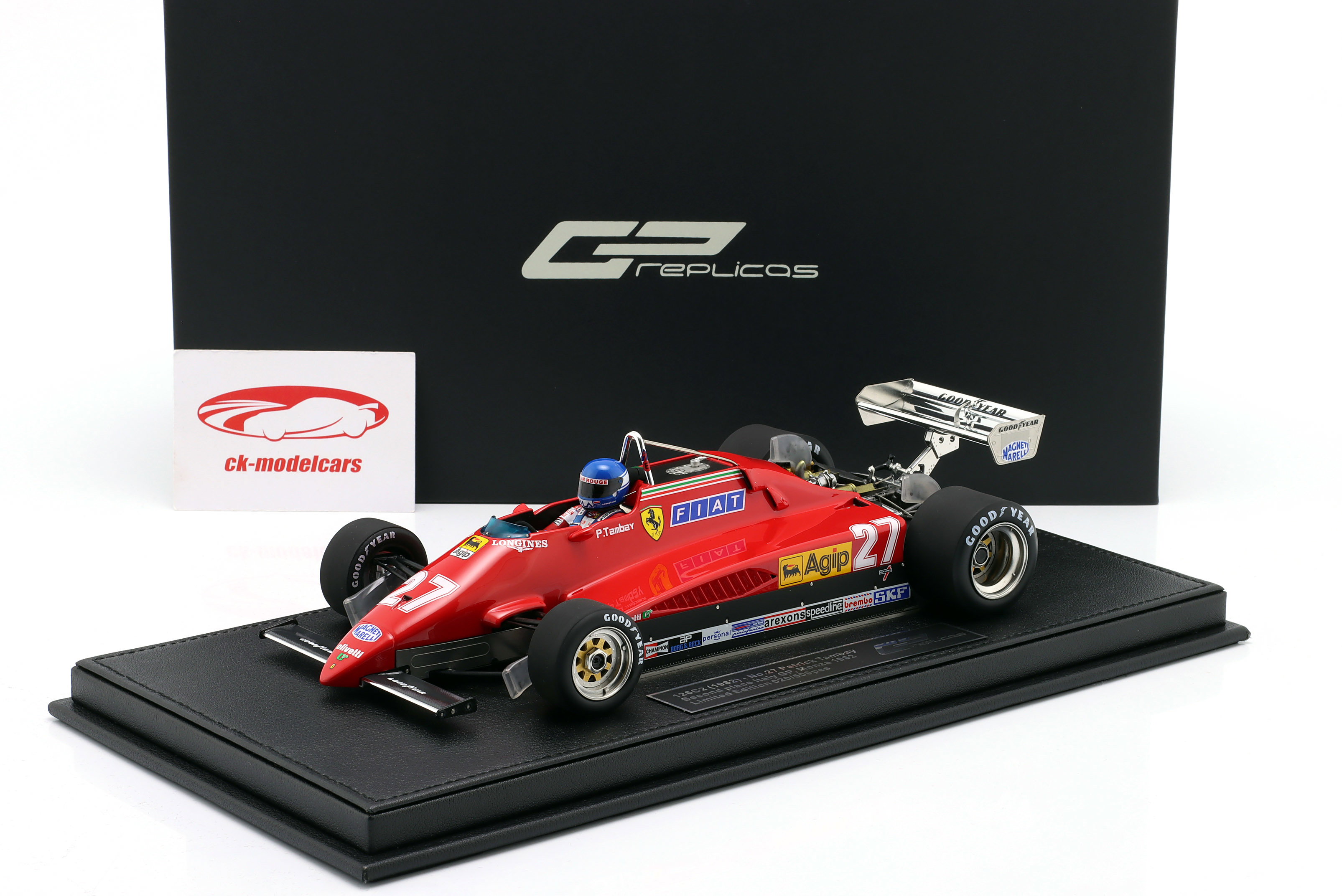 GP Replicas 1:18 Patrick Tambay Ferrari 126C2 #27 2nd Italy GP