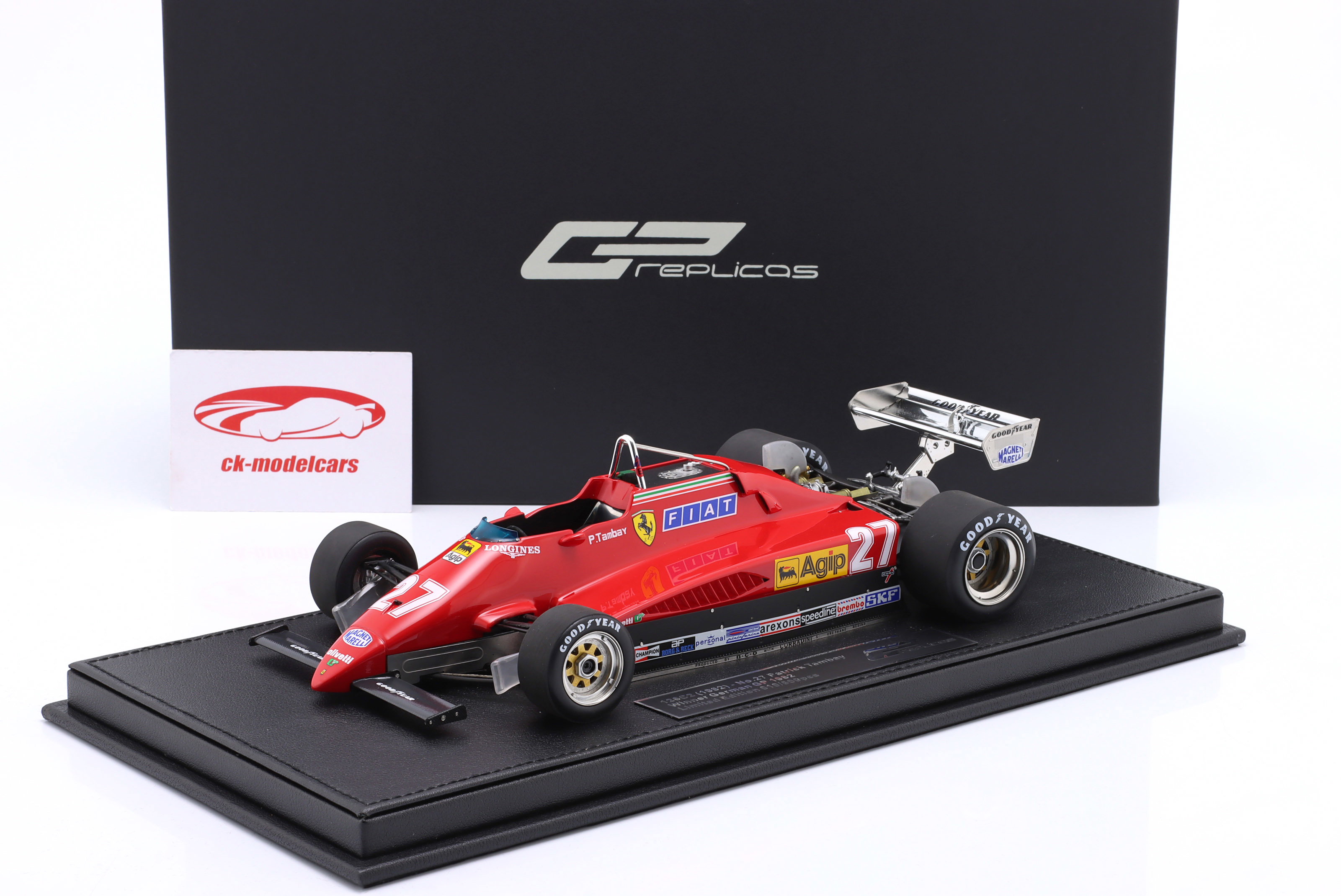 Policar: le prototype de la Ferrari 126 C2 - #27 Belgian GP 1982 - slot cars passion