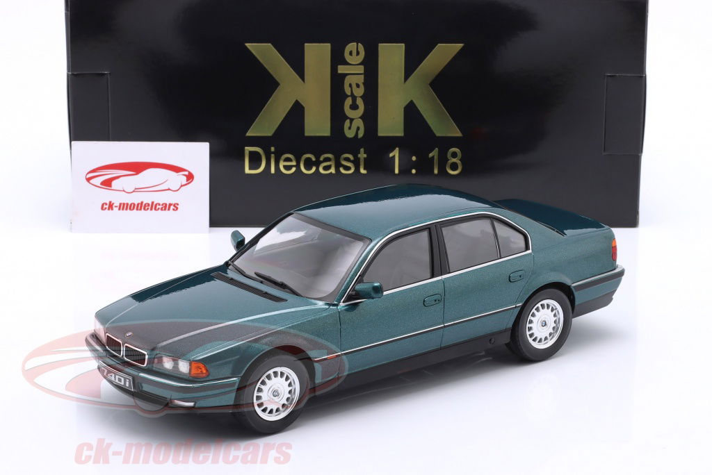 KK-Scale 1:18 BMW 740i E38 Year 1994 metallic green KKDC180368