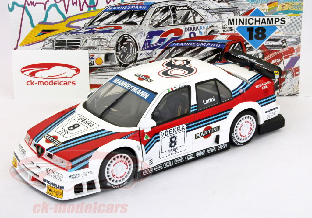値下 MINICHAMPS 1/18 アルファロメオ 155V6 TI DTM Minichamps 1/43 Scale 430 950318 - Alfa Romeo 155 V6 TI DTM