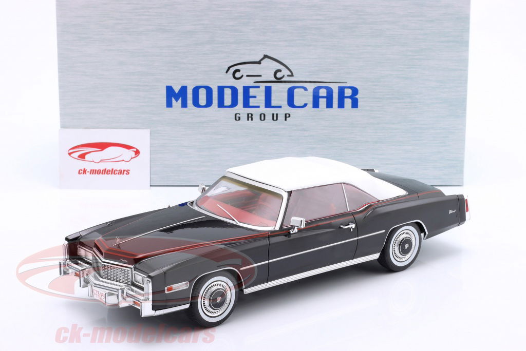ModelCarGroup 1:18 Cadillac Eldorado Convertible year 1976 black