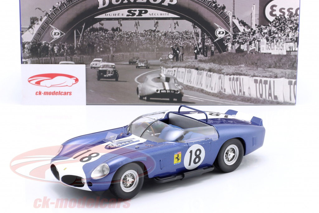 Ferrari LeMansアイテム WERK83 1:18 Ferrari TR61 NART #18 24h LeMans 1962 John Fulp, Peter