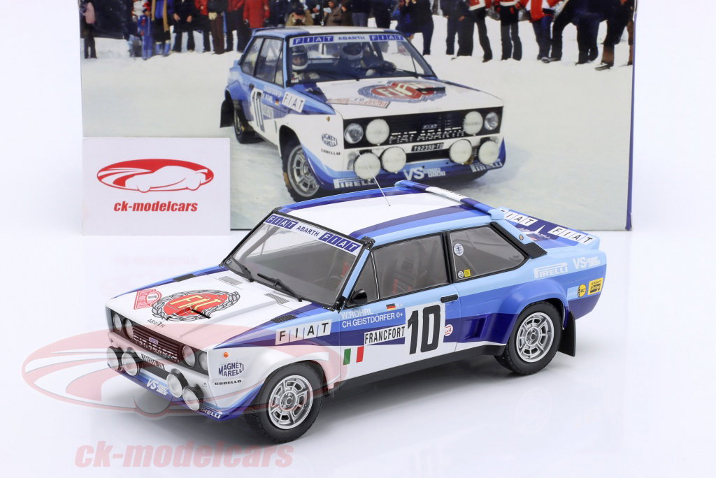 WERK83 1:18 Fiat 131 Abarth #10 Winner Rallye Monte Carlo 1980