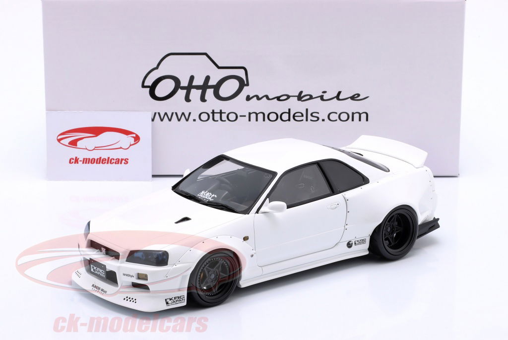 Ottomobile 1:18 Nissan Skyline GT-R (R34) KRC Body Kit 2019 パール
