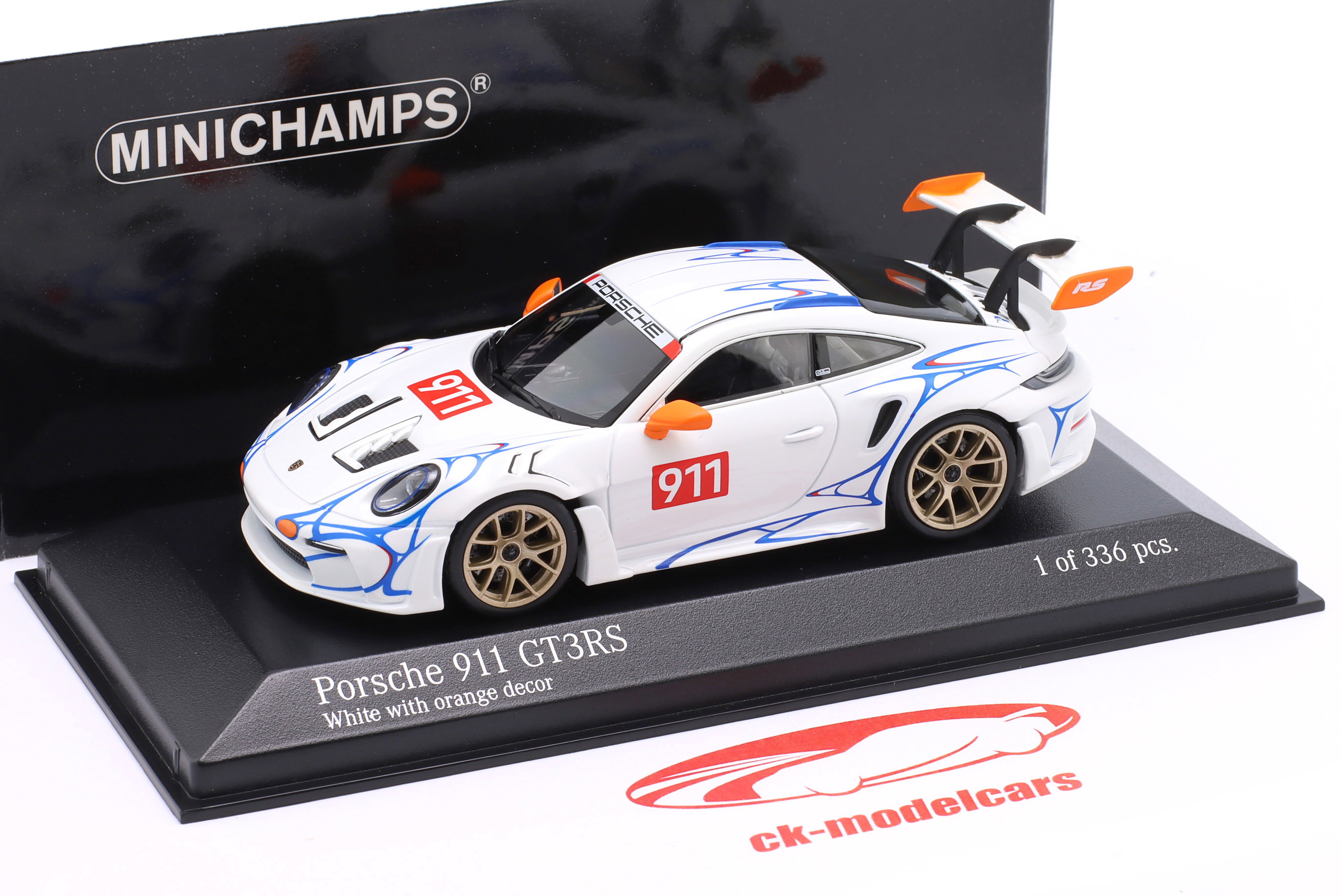 ミニカー MINICHAMPS Porsche 911 GT3RS 2023 1/43 1/43 Minichamps 2023 Porsche 911 (992) GT3 RS (Artic Grey) Car