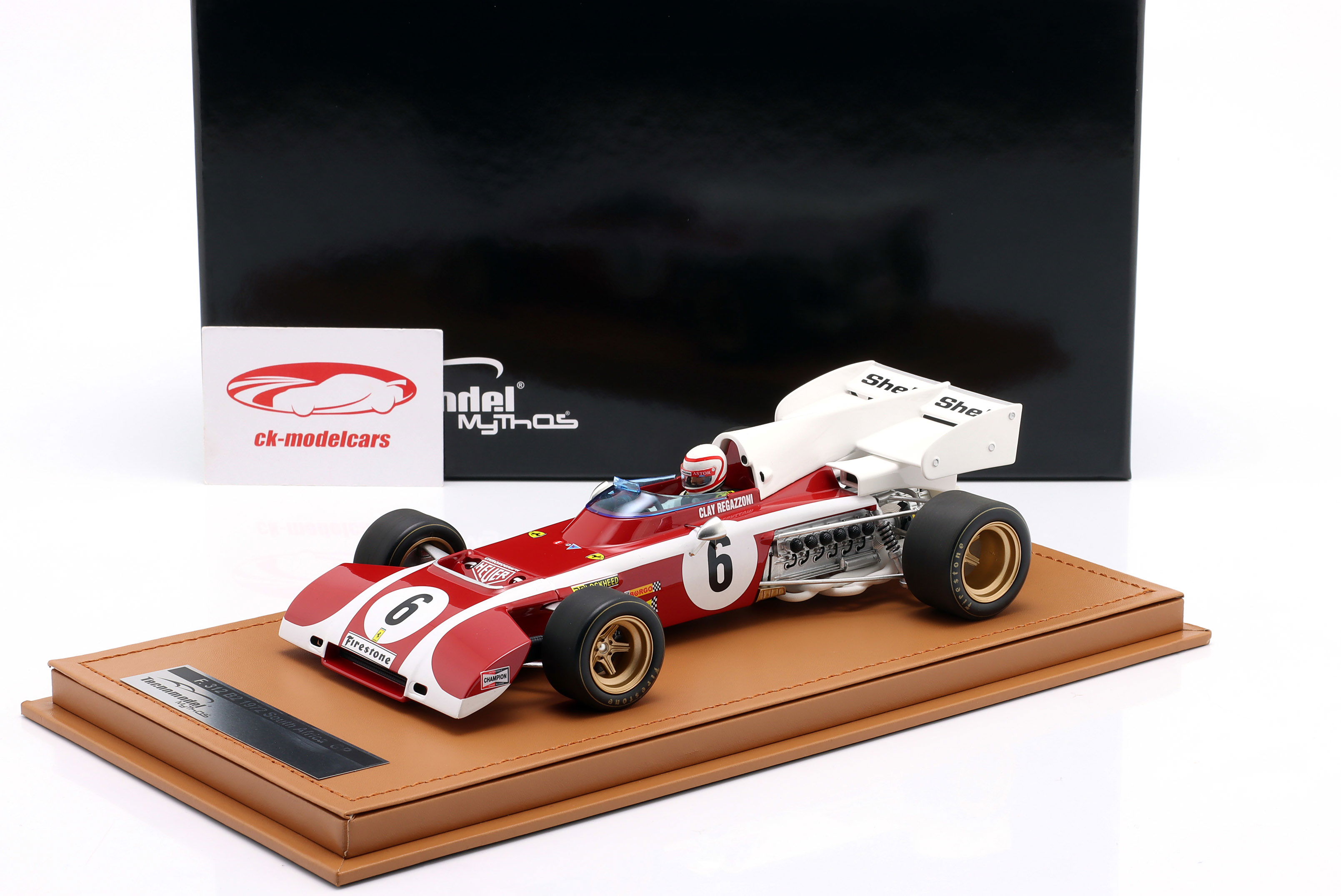 Tecnomodel 1:18 Clay Regazzoni Ferrari 312B2 #6 South Africa GP