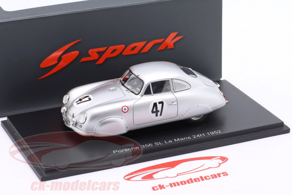 Spark 1:43 Porsche 356 SL Coupe #47 24h LeMans 1952 Lachaize
