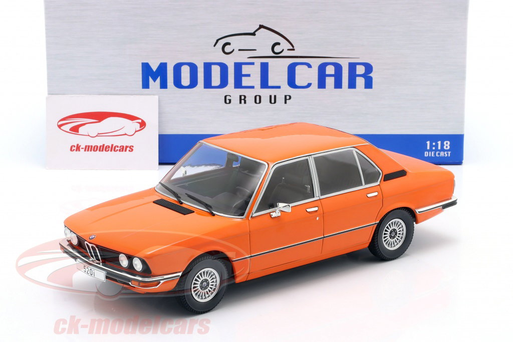 ModelCarGroup 1:18 BMW 5 Series (E12) year 1973 orange ModelCar