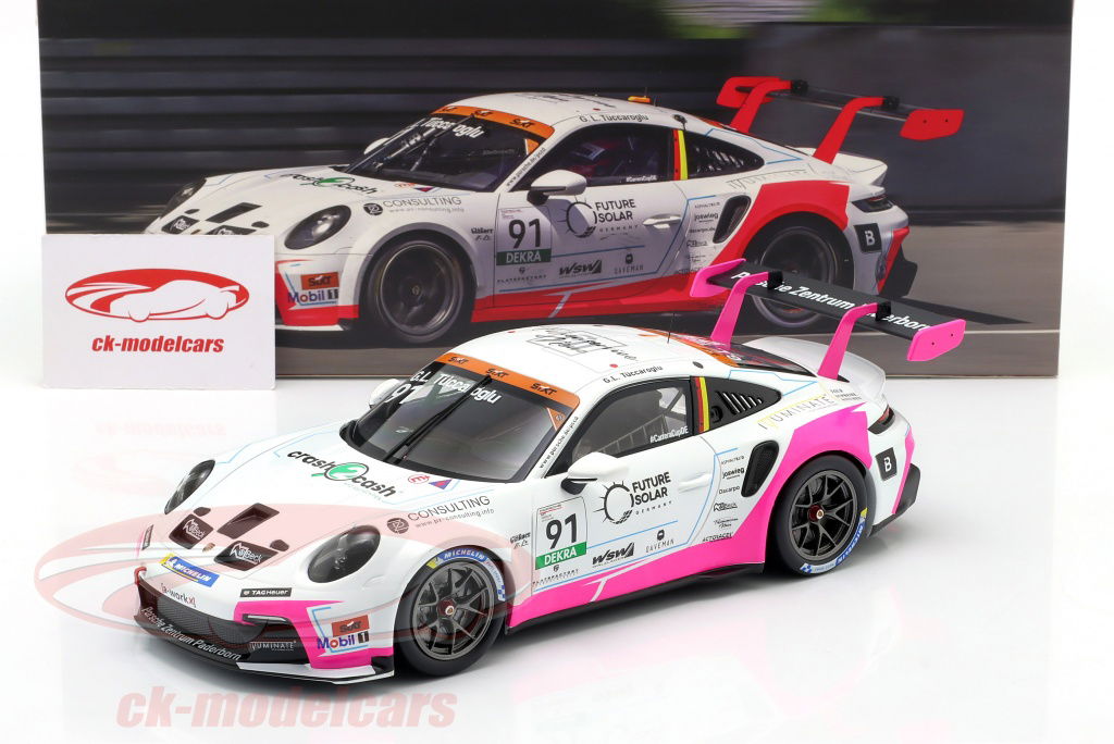 ポルシェ911GT3CUP 1/18 Ixo 1:18 Porsche 911 GT3 Cup #91 Porsche Carrera Cup Germany 2025
