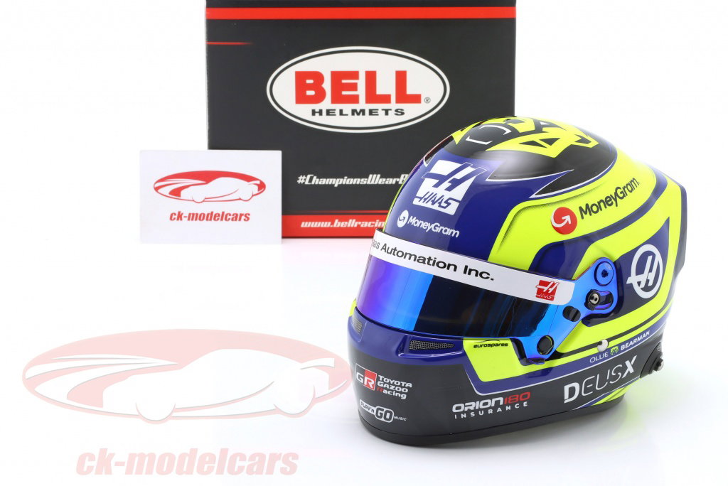 Bell 1:2 Oliver Bearman #87 MoneyGram Haas F1 チーム 式 1 2025