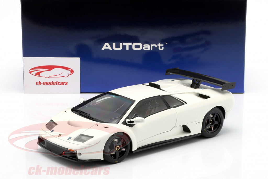 AUTOart 1:18 Lamborghini Diablo GTR year 1999 white 79136 model