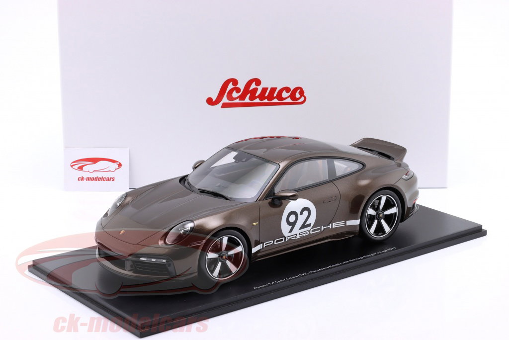 Schuco 1:12 Porsche 911 (992) Sport Classic Coupe Heritage Design