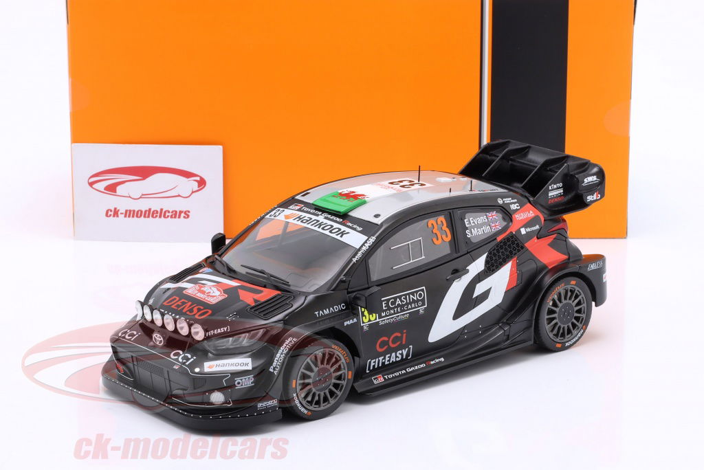 ミニカー TOYOTA GR Yaris Rally1 2025 Ixo 1:18 Toyota GR Yaris Rally1 #33 2nd Rallye Monte Carlo 2025