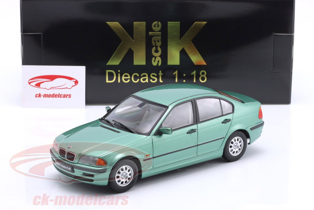 KK-Scale 1:18 BMW 3er series (E46) limousine Year 1999 green