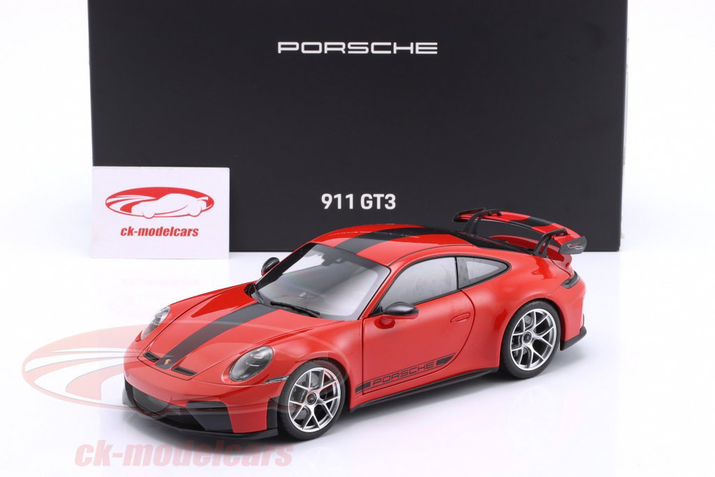 Norev 1:18 Porsche 911 GT3 (992.2) 建設年 2025 インディアンレッド