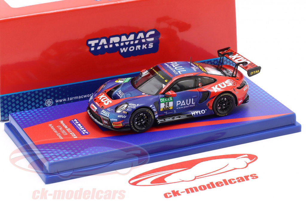 Tarmac Works 1:64 Porsche 911 GT3 R #24 DTM 2023 Ayhancan Güven