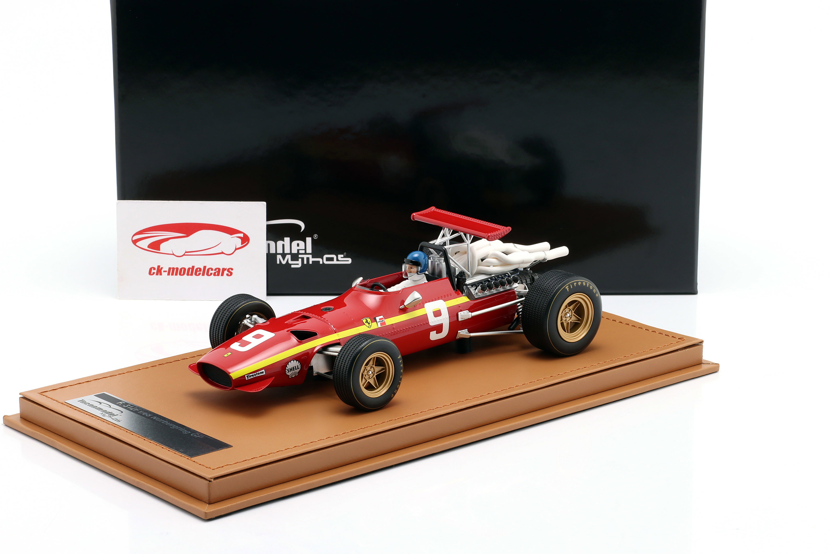 Tecnomodel 1:18 Jacky Ickx Ferrari 312 #9 4th Germany GP Formula 1
