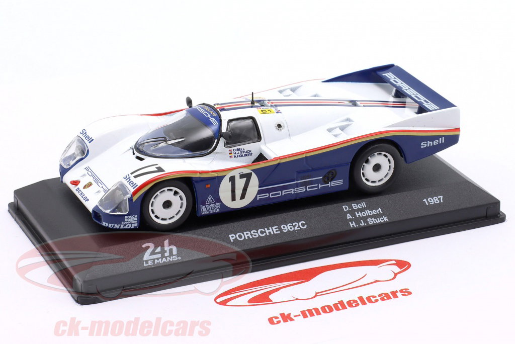 Altaya 1:43 Porsche 962C #17 winner 24h LeMans 1987 Stuck, Bell