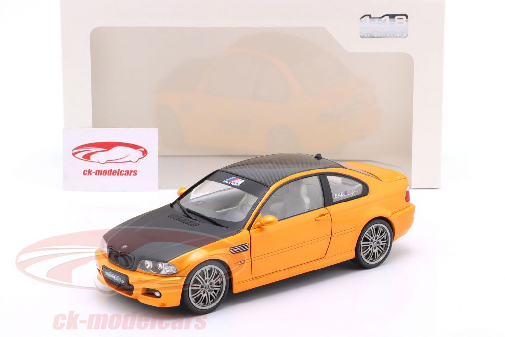 Solido 1:18 BMW M3 (E46) Coupé 建設年 2000 オレンジ メタリック