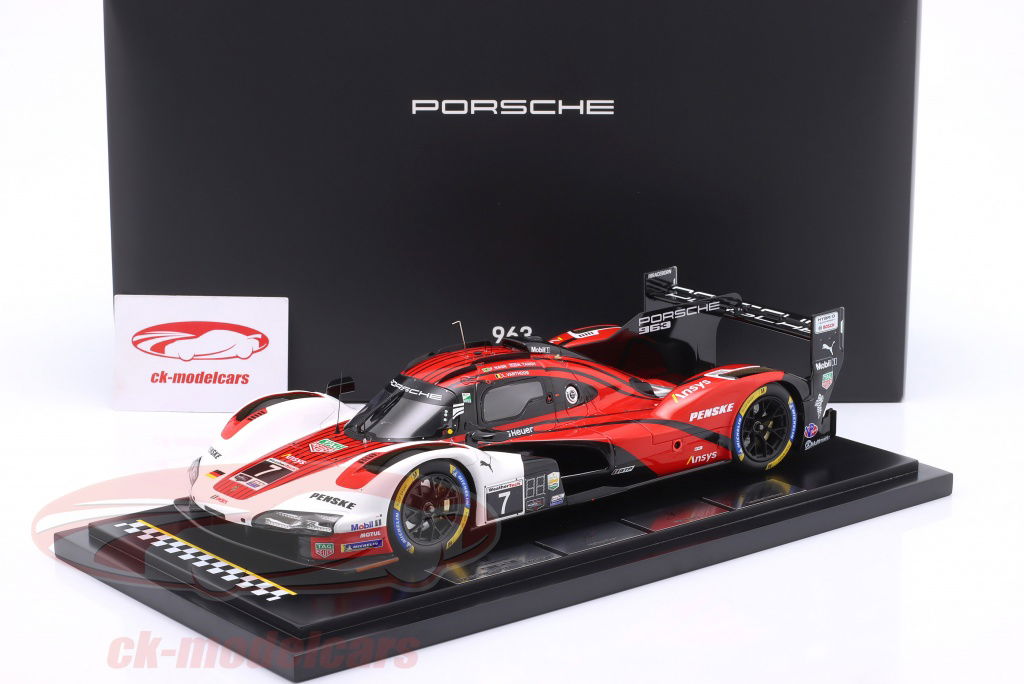 Spark 1:18 Porsche 963 #7 勝者 24h Daytona 2025 Porsche Penske