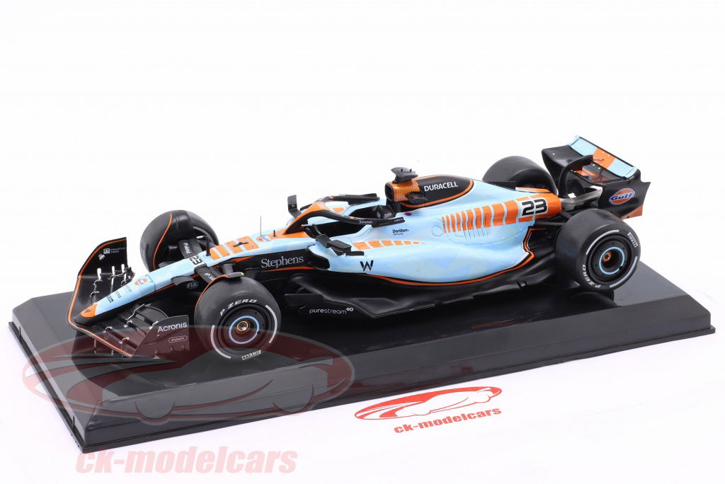 Premium Collectibles 1:24 A. Albon Williams FW45 #23 Singapore GP