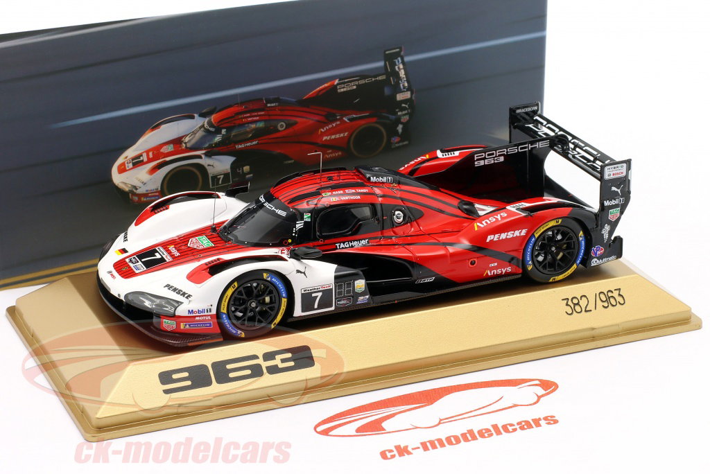 Spark 1:43 Porsche 963 #7 勝者 24h Daytona 2025 Porsche Penske