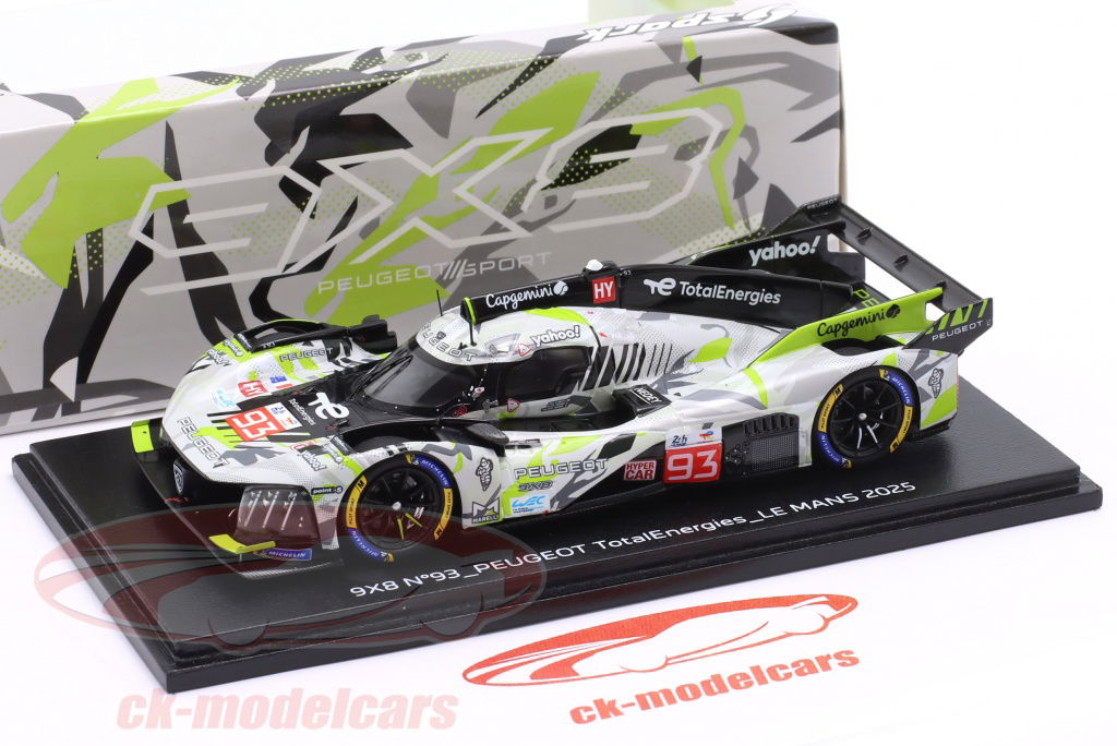 Spark 1:43 Peugeot 9X8 #93 24h LeMans 2025 Vergne, Jensen, di
